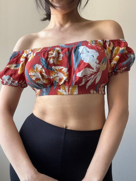 Pull n bear Tops - Crop Summer Top